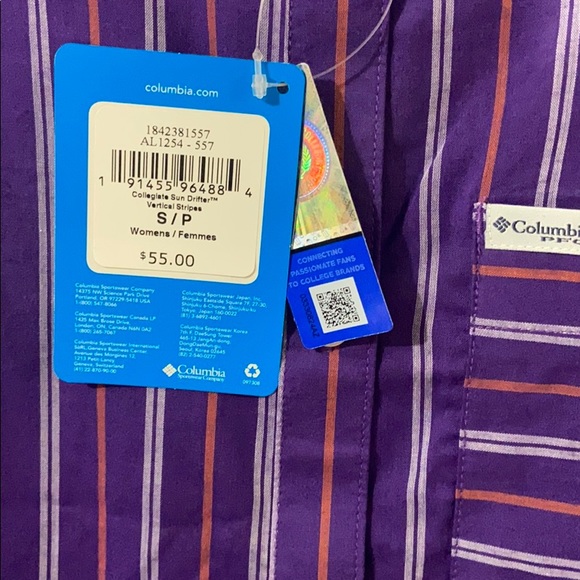 Clemson Tigers Columbia shirt..NWT $17 - Picture 3 of 6